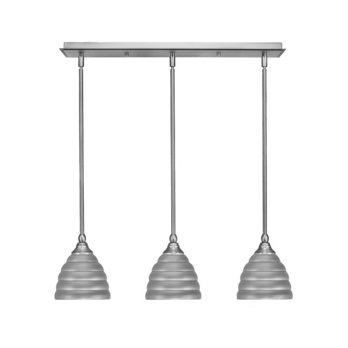 Any Three Light Linear Pendalier in Brushed Nickel (200|25-BN-425)