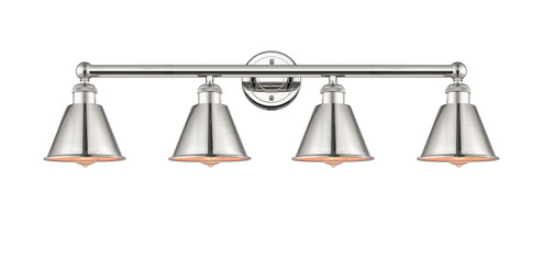 Edison Four Light Bath Vanity in Polished Nickel (405|616-4W-PN-M8-PN)