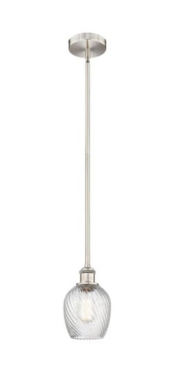Edison One Light Mini Pendant in Brushed Satin Nickel (405|616-1S-SN-G292)
