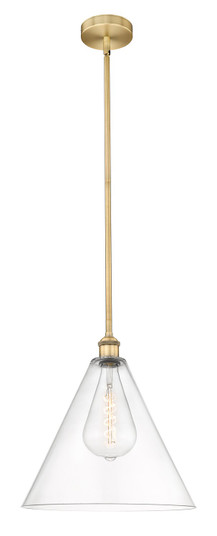 Edison One Light Pendant in Brushed Brass (405|616-1S-BB-GBC-162)