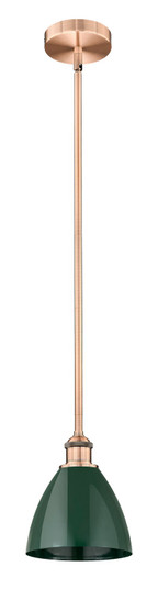 Edison One Light Mini Pendant in Antique Copper (405|616-1S-AC-MBD-75-GR)