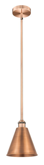Edison One Light Mini Pendant in Antique Copper (405|616-1S-AC-MBC-8-AC)