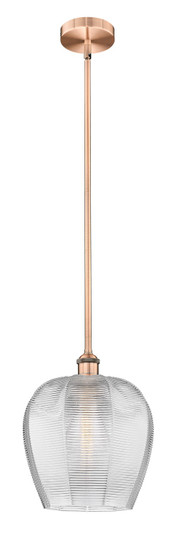 Edison One Light Mini Pendant in Antique Copper (405|616-1S-AC-G462-12)