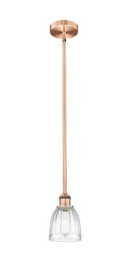 Edison One Light Mini Pendant in Antique Copper (405|616-1S-AC-G442)