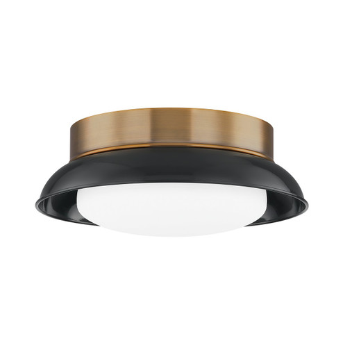 Arnie Two Light Flush Mount in Patina Brass (67|C2014-PBR/GBK)