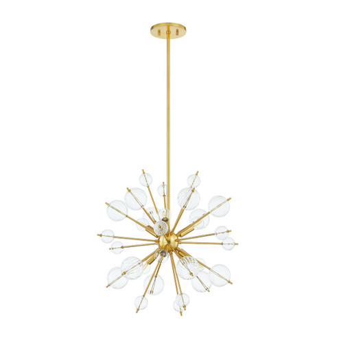 Linnea Six Light Chandelier in Aged Brass (428|H794806-AGB)