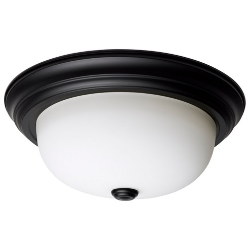 Two Light Flush Mount in Matte Black (72|60-128)