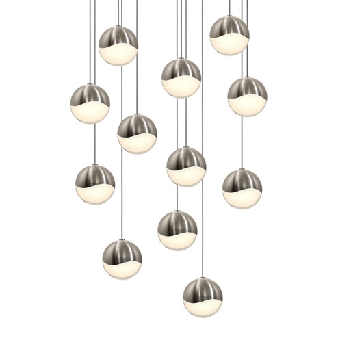 Grapes LED Pendant in Satin Nickel (69|2917.13-MED)