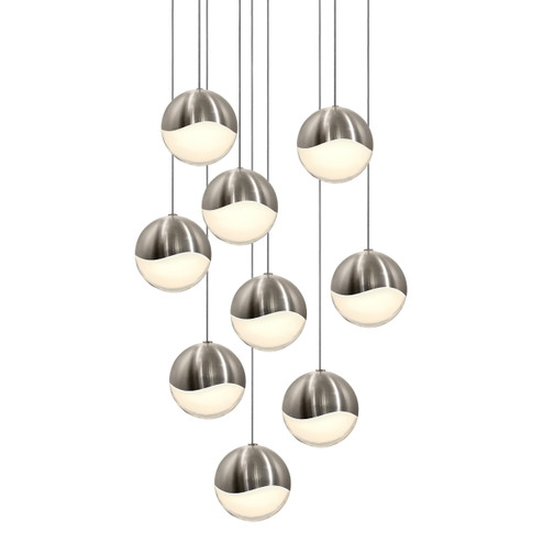 Grapes LED Pendant in Satin Nickel (69|2916.13-LRG)