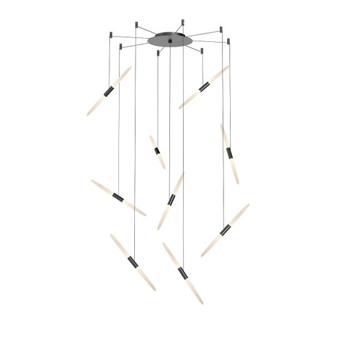 Ballet LED Pendant in Satin Black (69|2893.25)