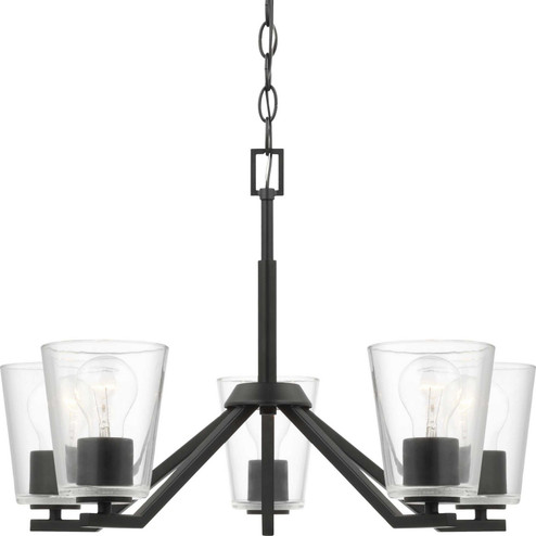 Vertex Five Light Chandelier in Matte Black (54|P400341-31M)