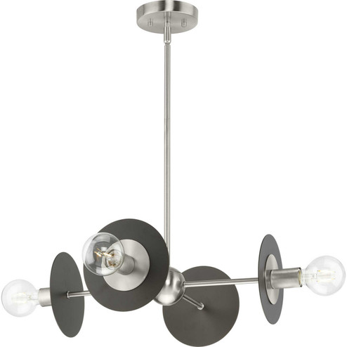 Trimble Four Light Chandelier in Brushed Nickel (54|P400337-009) Trimble Four Light Chandelier in Brushed Nickel (54|P400337-009)