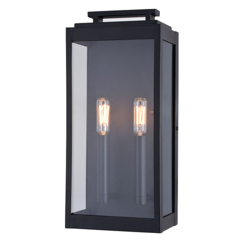 Hampton Two Light Outdoor Wall Mount in Textured Black (63|T0706)