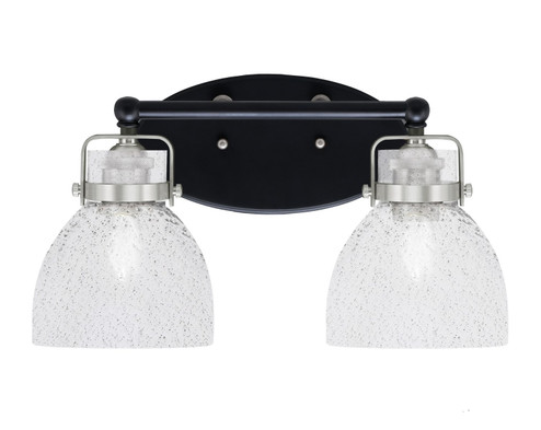 Easton Two Light Bath Bar in Matte Black & Brushed Nickel (200|1932-MBBN-4119)