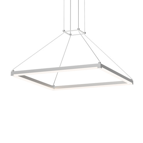 Stix Square LED Pendant in Bright Satin Aluminum (69|2787.16)