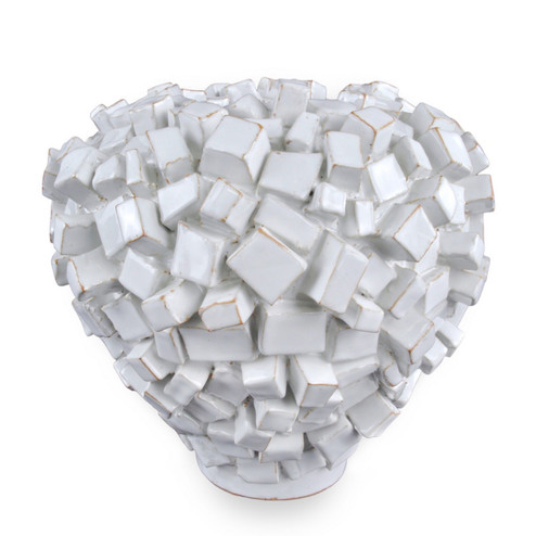 Sugar Cube Vase in White (142|1200-0747)