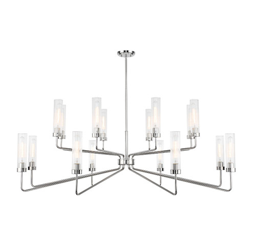 Baker 16 Light Chandelier in Polished Nickel (51|1-8862-16-109)