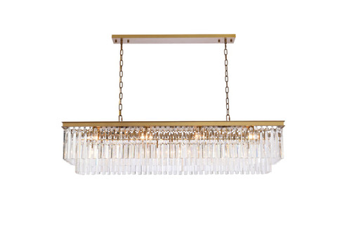 Sydney 12 Light Chandelier in satin gold (173|1202D60SG/RC)