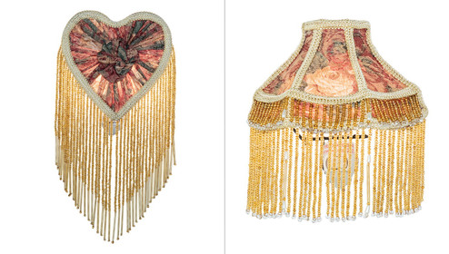 Victorian Set of Two Fringed Night Light (57|68602)