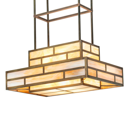 Hyde Park Eight Light Pendant in Vintage Brass (57|262146)