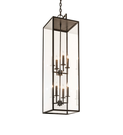 Kitzi Box Eight Light Pendant in Bronze (57|240301)