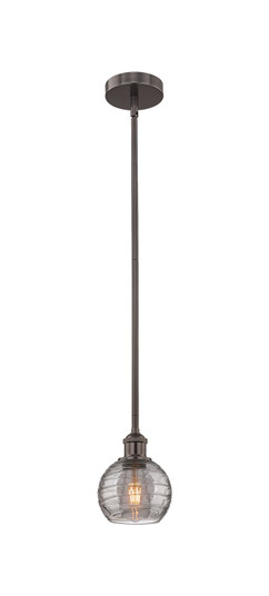 Edison One Light Mini Pendant in Oil Rubbed Bronze (405|616-1S-OB-G1213-6SM)