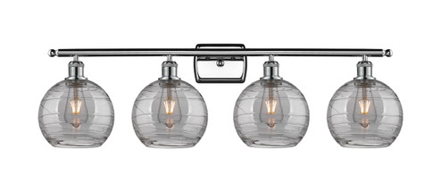 Ballston Four Light Bath Vanity in Polished Chrome (405|516-4W-PC-G1213-8SM)