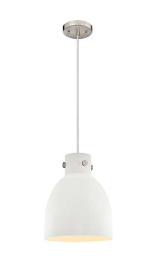 Downtown Urban One Light Pendant in Satin Nickel (405|410-1PM-SN-M412-10W)