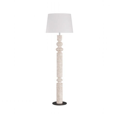 Woodrow One Light Floor Lamp in Limewash (314|PFI02-SH003)