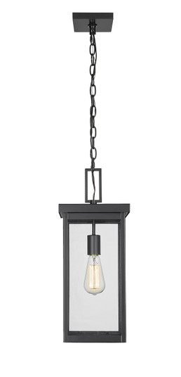 Barkeley One Light Outdoor Hanging Lantern in Powder Coated Black (59|42607-PBK)