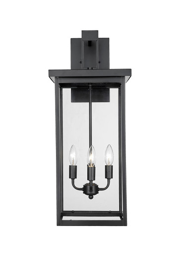 Barkeley Four Light Outdoor Wall Sconce in Powder Coated Black (59|42603-PBK)