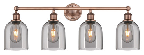 Edison Four Light Bath Vanity in Antique Copper (405|616-4W-AC-G558-6SM)