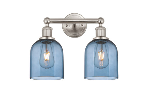 Edison Two Light Bath Vanity in Brushed Satin Nickel (405|616-2W-SN-G558-6BL)