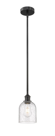 Edison One Light Mini Pendant in Matte Black (405|616-1S-BK-G558-6SDY)
