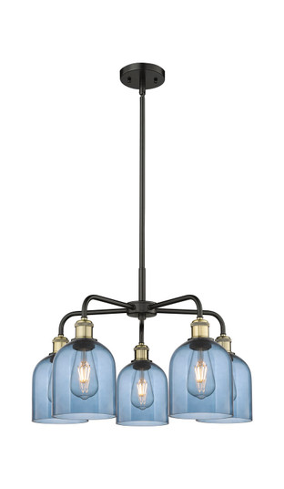 Ballston Five Light Chandelier in Black Antique Brass (405|516-5CR-BAB-G558-6BL)