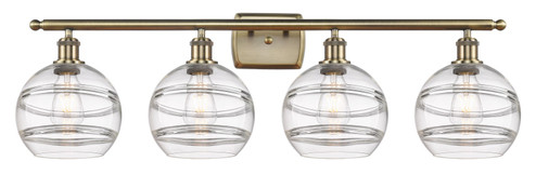 Ballston LED Bath Vanity in Antique Brass (405|516-4W-AB-G556-8CL)