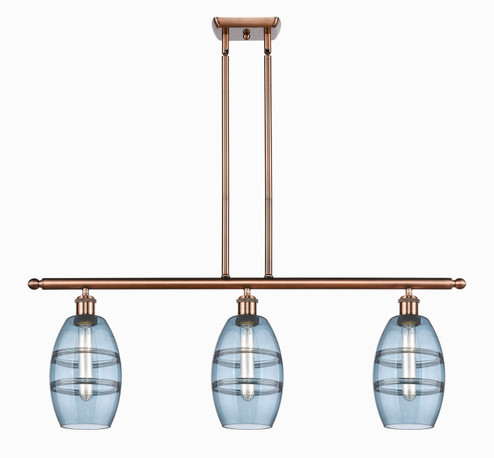 Ballston LED Island Pendant in Antique Copper (405|516-3I-AC-G557-6BL)