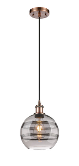 Ballston One Light Mini Pendant in Antique Copper (405|516-1P-AC-G556-8SM)