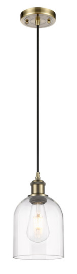 Ballston One Light Mini Pendant in Antique Brass (405|516-1P-AB-G558-6CL)