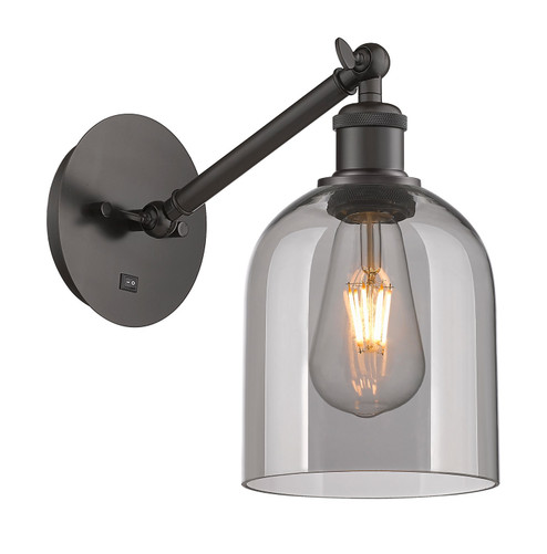 Ballston One Light Wall Sconce in Oil Rubbed Bronze (405|317-1W-OB-G558-6SM)