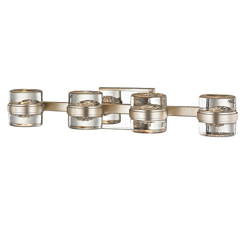 Splash Four Light Bath and Vanity in Silver Leaf (67|B5694-SL)