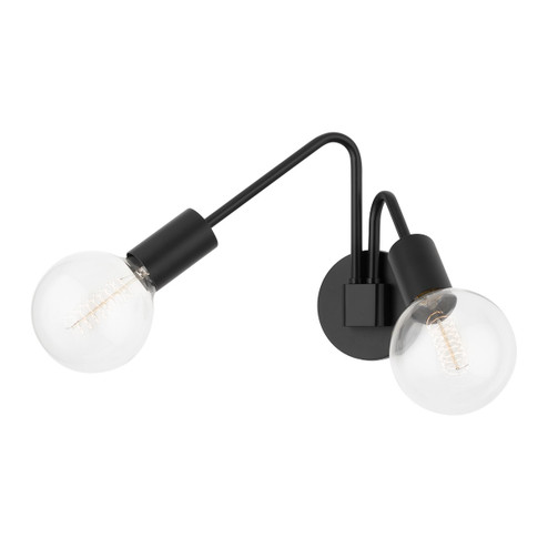 Drea Two Light Wall Sconce in Soft Black (428|H680102-SBK)