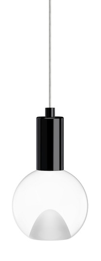 5'' Acrylic Globe LED Pendant in Matte Black (326|SP-GLL-CL-05-BL-30K-5W-SP5)