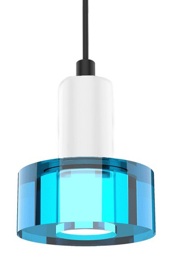 Color Gel Light Guide LED Pendant in White (326|SP-CGL-BL-03-WH-30K-3W-SP5)