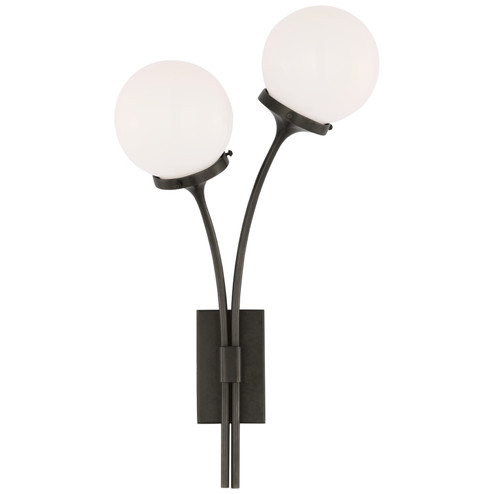 Prescott Two Light Wall Sconce in Bronze (268|KS 2407BZ-WG)