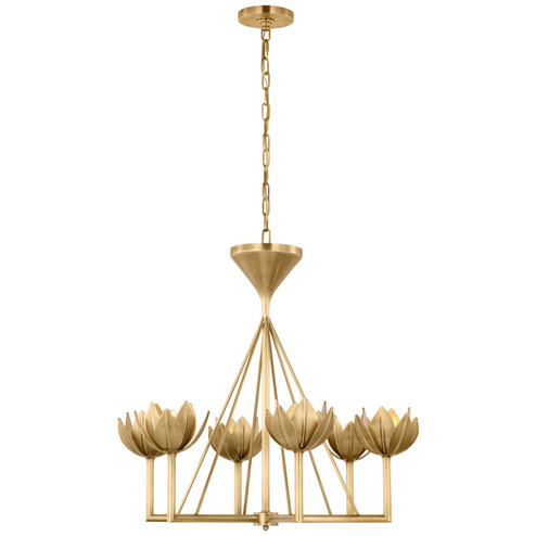 Alberto LED Chandelier in Antique-Burnished Brass (268|JN 5007AB)