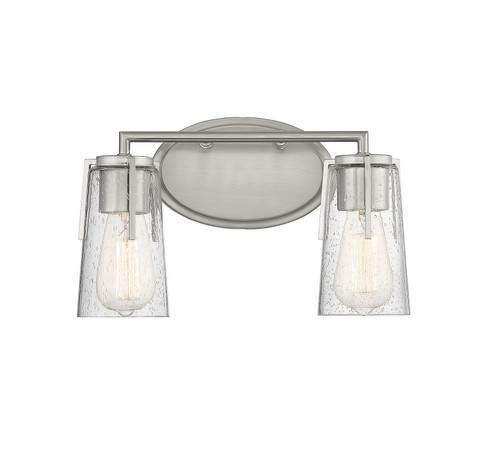 Sacremento Two Light Bath Bar in Satin Nickel (51|8-7045-2-SN)