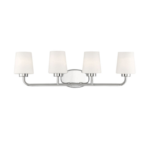 Capra Four Light Bath Bar in Polished Nickel (51|8-4090-4-109)