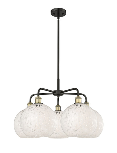 Ballston LED Chandelier in Black Antique Brass (405|516-5CR-BAB-G1216-10WM)