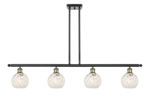 Ballston LED Island Pendant in Black Antique Brass (405|516-4I-BAB-G1216-6WM)